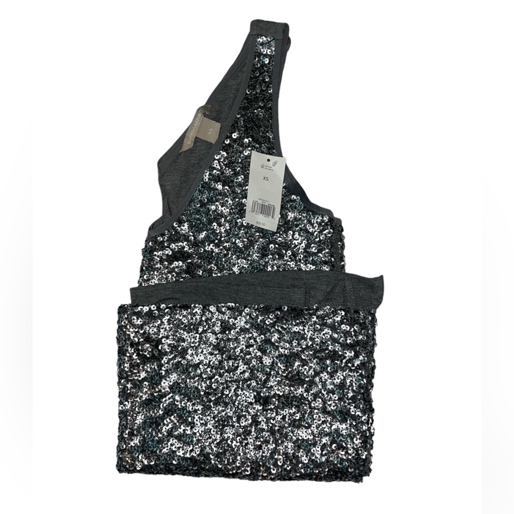 NWT Banana Republic Women’s Tank Top Grey Sequin